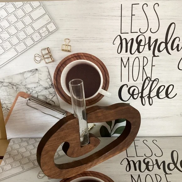 NEW HANDCRAFTED WOOD UNIQUE PLANTER OR Decorative piece by piperpond furniture - Picture 5 of 9